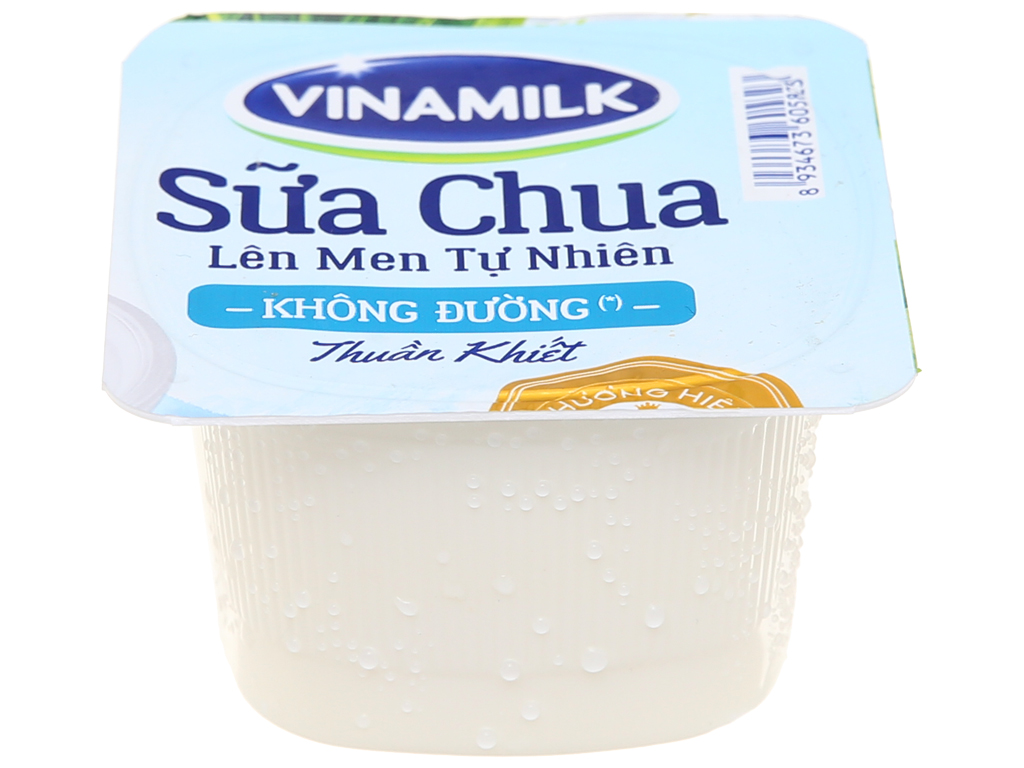 Sữa chua ăn VINAMILK không đường hộp 100g