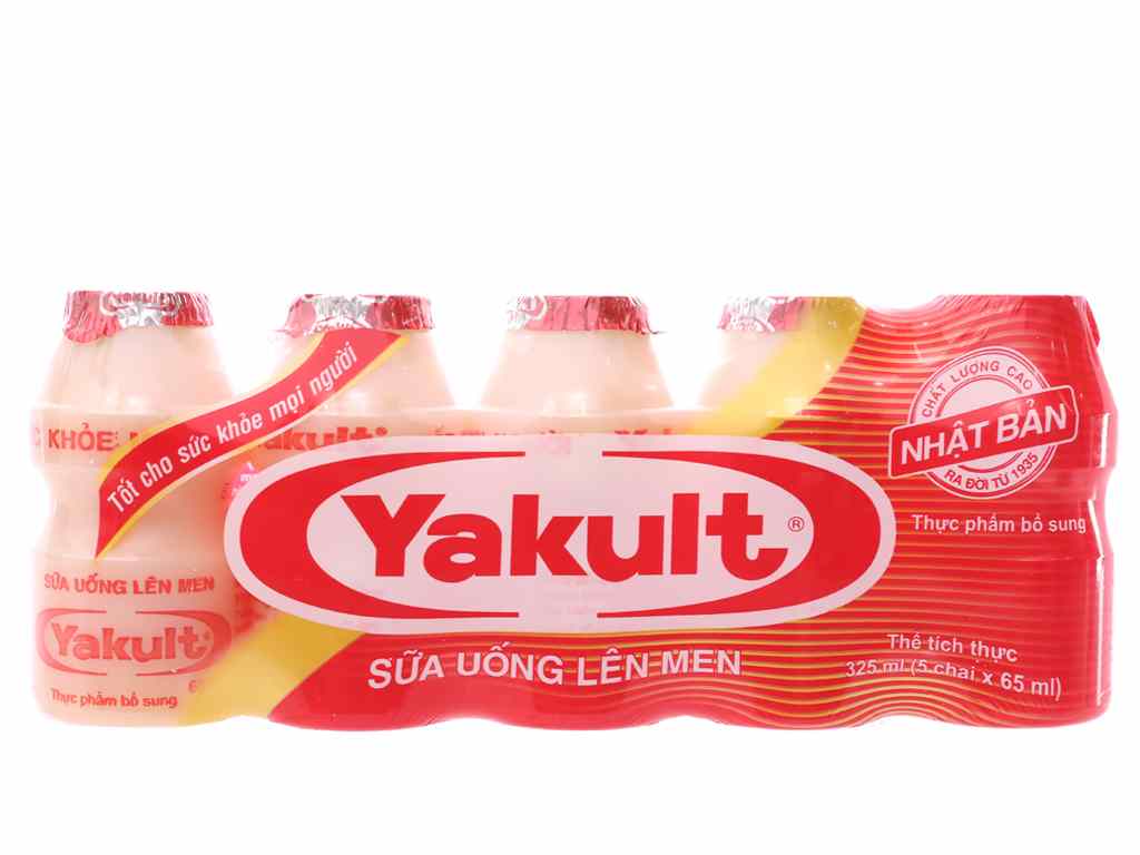 Sữa chua uống Yakult chai 65ml lốc 5