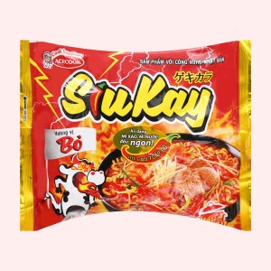Mì ăn liền ACECOOK SIU KAY vị Bò bịch 128g