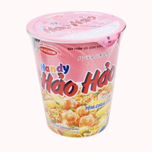 Mì ăn liền ACECOOK HẢO HẢO chua cay handy ly 67g