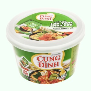 Mì ăn liền MICOEM CUNG ĐÌNH tôm chua cay tô 80g