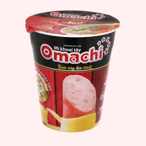 Mì ăn liền MASSAN OMACHI xốt bò hầm xúc xích ly 113g