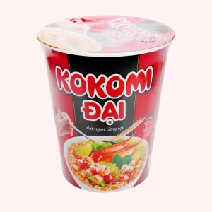 Mì ăn liền MASSAN KOKOMI tôm chua cay đỏ ly 65g