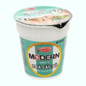 Mì ăn liền ACECOOK MODERN phá lấu ly 65g