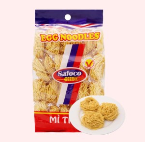Mì trứng SAFOCO sợi nhỏ bịch 500g