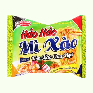 Mì ăn liền ACECOOK HẢO HẢO xào tôm chua ngọt bịch 75g thùng 30