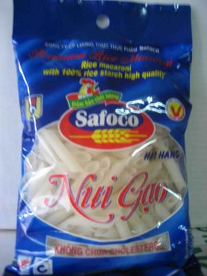 Nui gạo SAFOCO ống xéo bịch 400g