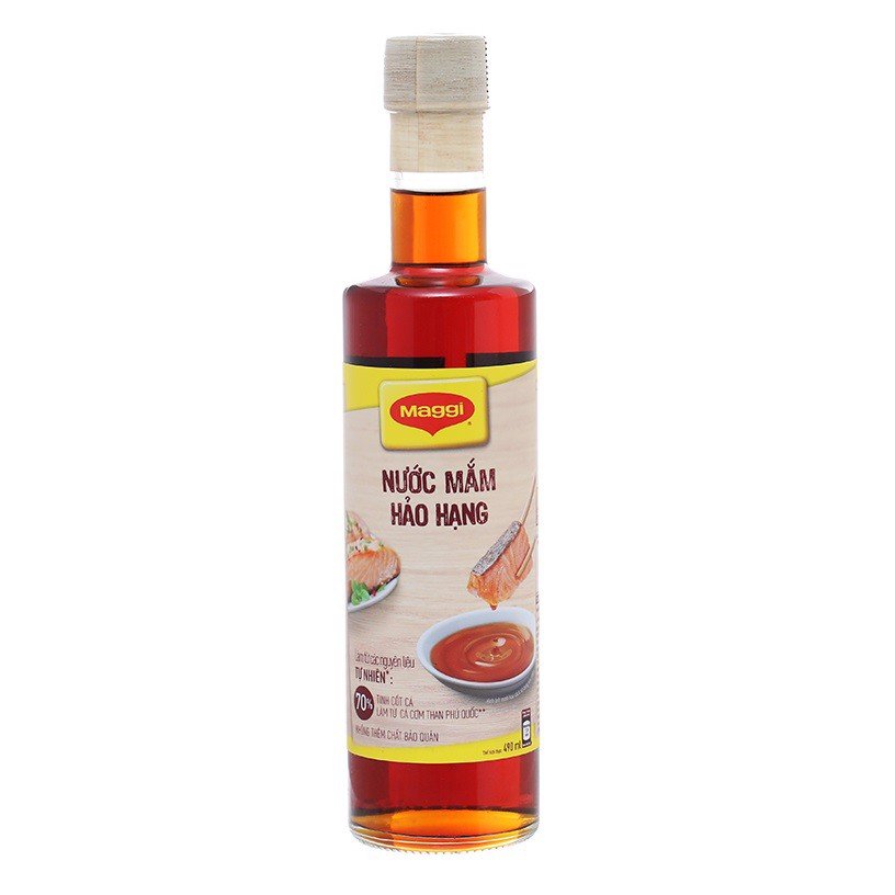 Nước mắm MAGGI hảo hạng chai nhựa 490ml