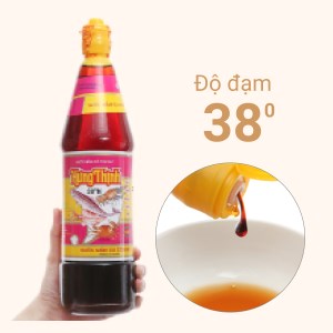 Nước mắm HƯNG THỊNH nhĩ 38 độ đạm chai thủy tinh 750ml
