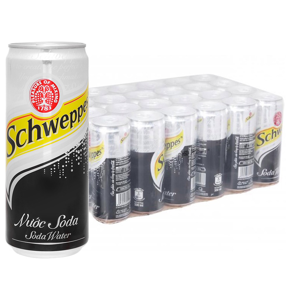 Soda SCHWEPPES lon 330ml thùng 24