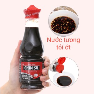 Nước tương CHINSU tỏi ớt chai 250ml