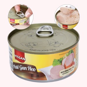Đồ hộp pate gan VISSAN hộp 170g