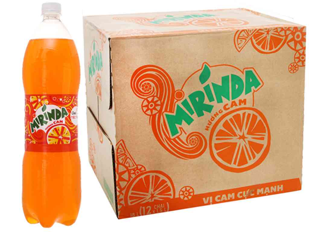 Pepsico MIRINDA cam chai 1.5 lít