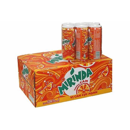 Pepsico MIRINDA cam lon 330ml thùng 24