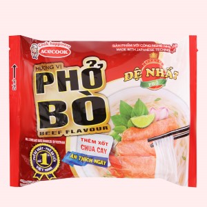 Phở ăn liền ACECOOK ĐỆ NHẤT vị Bò bịch 65g