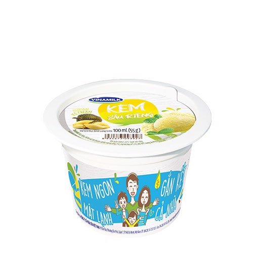 Kem ăn VINAMILK sầu riêng ly 100ml