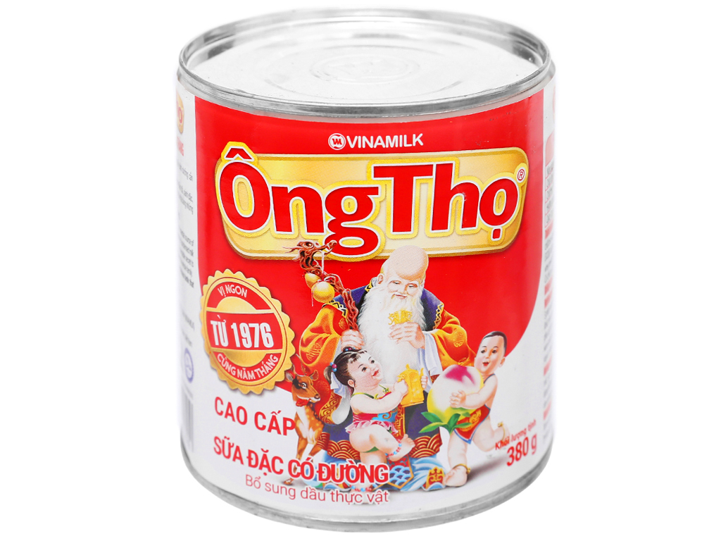 Sữa đặc VINAMILK ÔNG THỌ đỏ lon 380g