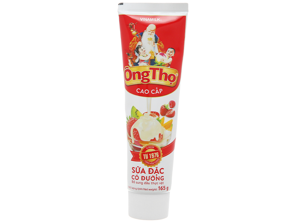Sữa đặc VINAMILK ÔNG THỌ đỏ tuýp 165g