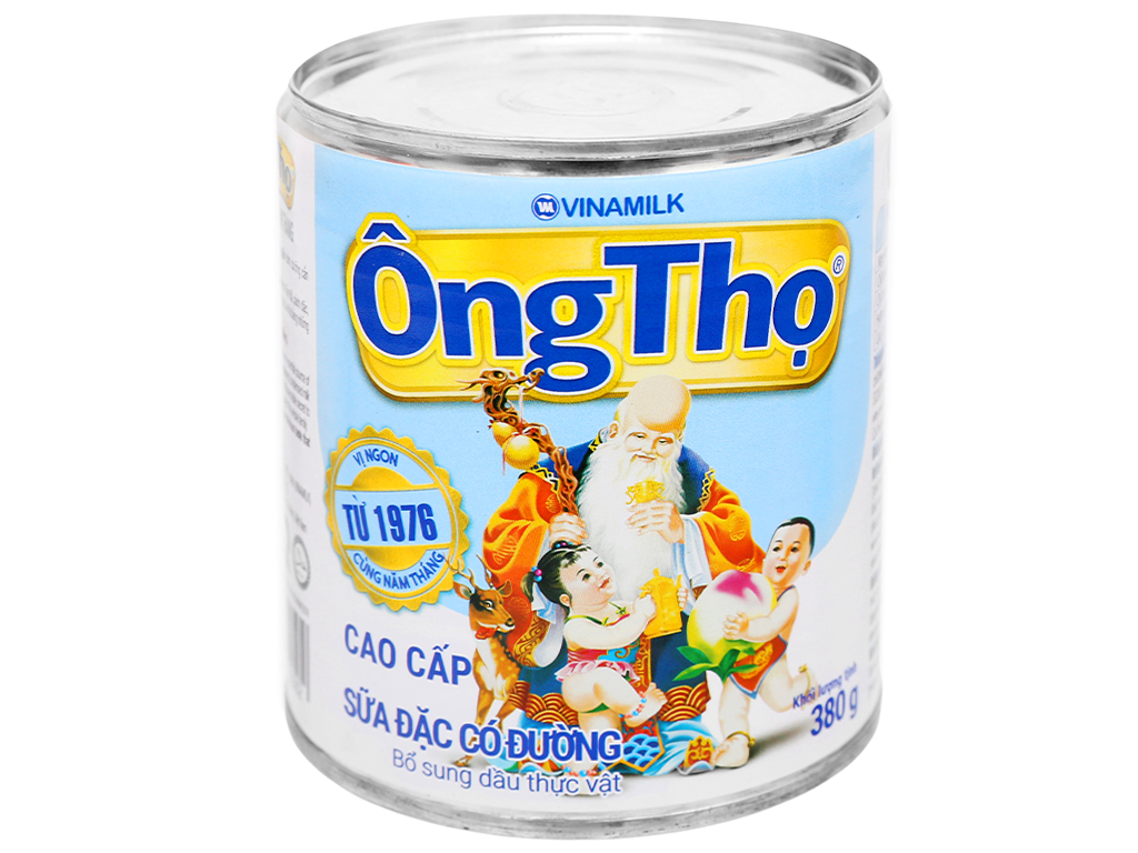 Sữa đặc VINAMILK ÔNG THỌ xanh lon 380g
