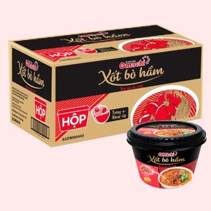 Mì ăn liền MASSAN OMACHI xốt bò hầm tô 93g thùng 12