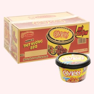 Mì ăn liền ACECOOK CAY KAY vị thịt nướng tô 95g thùng 12