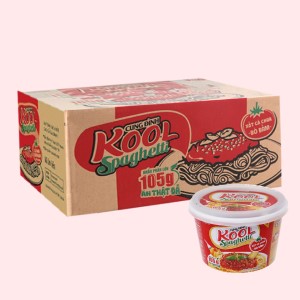 Mì ăn liền MICOEM KOOL trộn spaghetti xốt cà tô 105g thùng 12