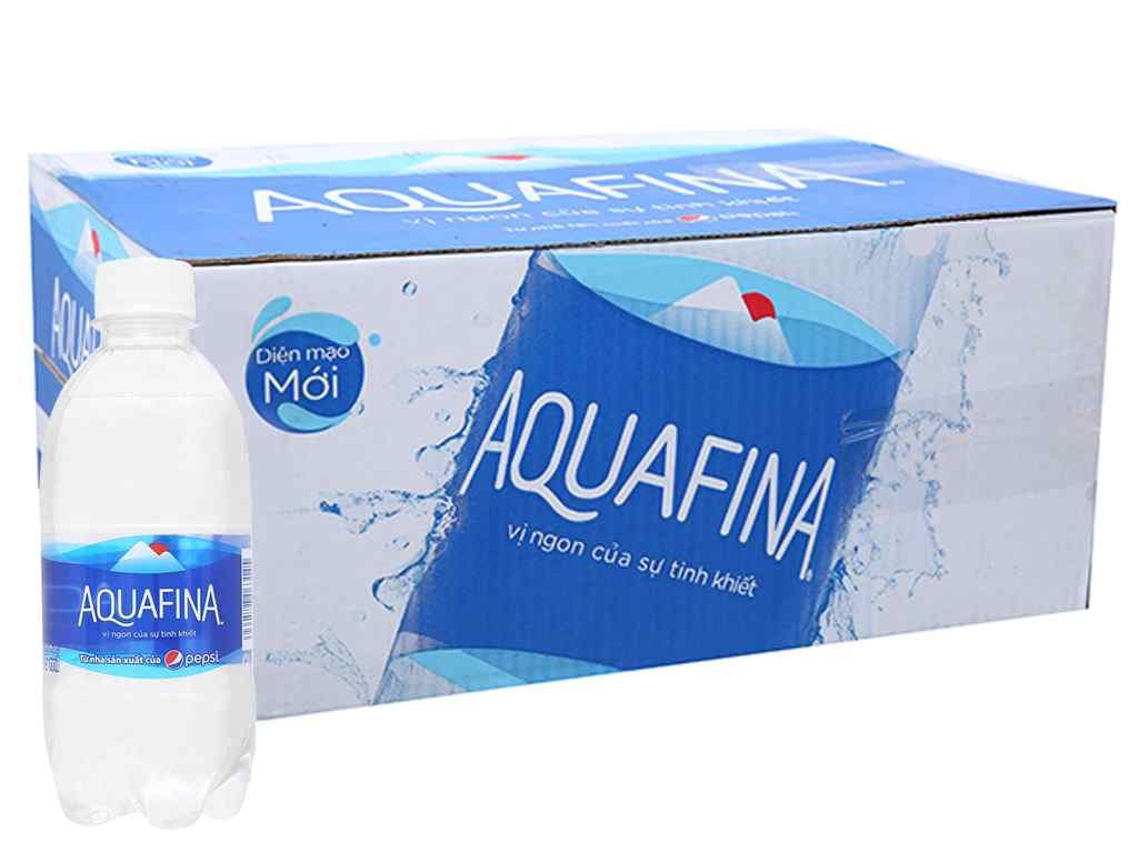 Nước tinh khiết PEPSICO AQUAFINA chai 355ml thùng 24