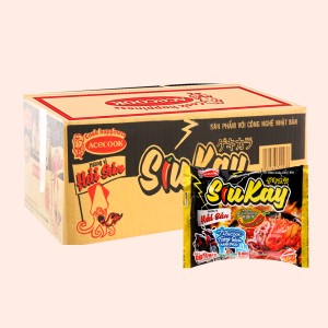 Mì ăn liền ACECOOK SIU KAY vị Hải Sản bịch 128g thùng 24