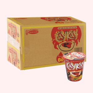Mì ăn liền ACECOOK CAY KAY vị bò ly 66g thùng 24