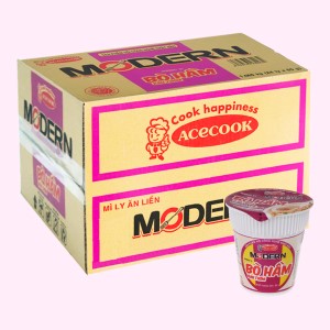 Mì ăn liền ACECOOK MODERN bò hầm ly 65g thùng 24