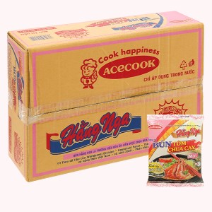 Bún Tôm Chua Cay ACECOOK HẰNG NGA bịch 75g thùng 30