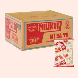 Mì ăn liền COLUSA MILIKET tôm gà satế giấy bịch 75g thùng 30