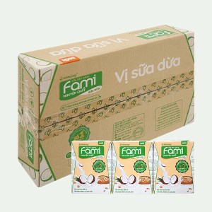 Sữa đậu nành FAMI sữa dừa hộp 200ml thùng 36