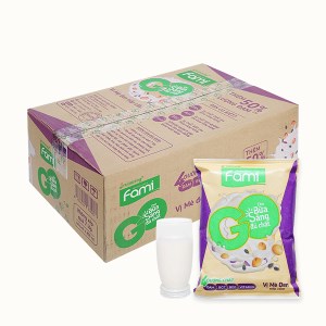 Sữa đậu nành FAMI mè đen nếp cẩm bịch 200ml thùng 40