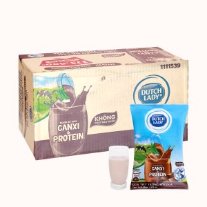 Sữa tiệt trùng DUTCH LADY socola bịch 220ml thùng 48