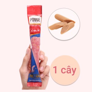 Xúc xích ăn liền PONNIE mực 1 nắng cây 45g