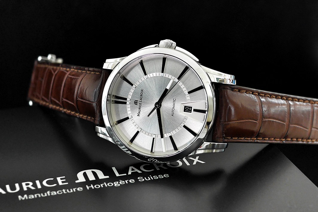 ĐỒNG HỒ MAURICE LACROIX SERIES PONTOS DATE AUTOMATIC 40MM PT6148-SS001-130-1