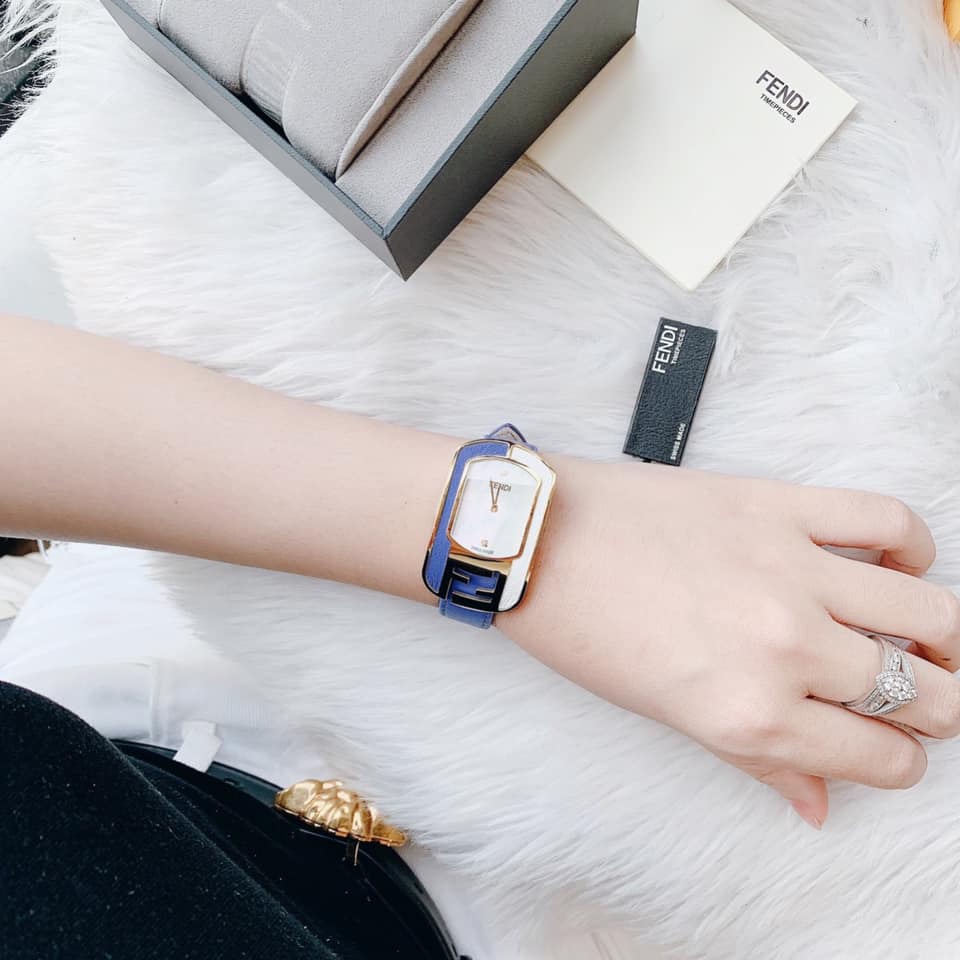 ĐỒNG HỒ NỮ FENDI F333434531D1 CHAMELEON PEARL DIAMOND DIAL