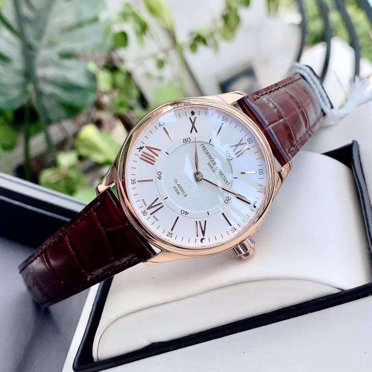 ĐỒNG HỒ  FREDERIQUE CONSTANT SMARTWATCH FC-282V5B4 CLASSICS DÂY DA
