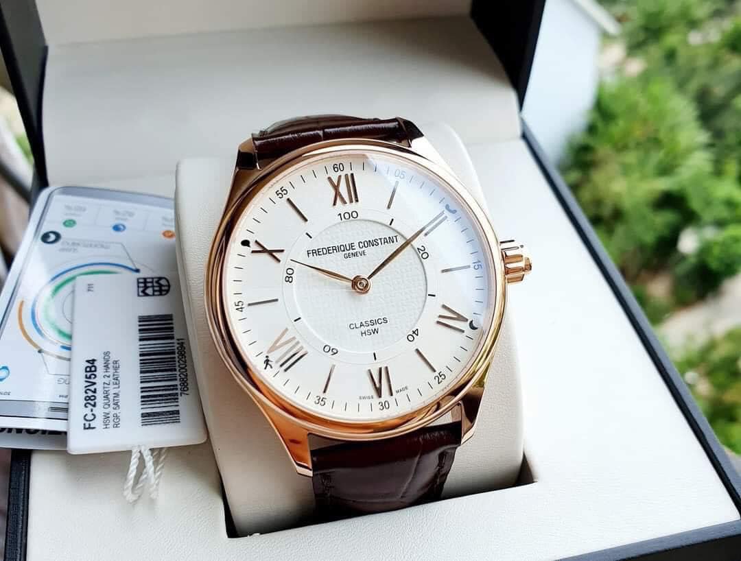 ĐỒNG HỒ  FREDERIQUE CONSTANT SMARTWATCH FC-282V5B4 CLASSICS DÂY DA