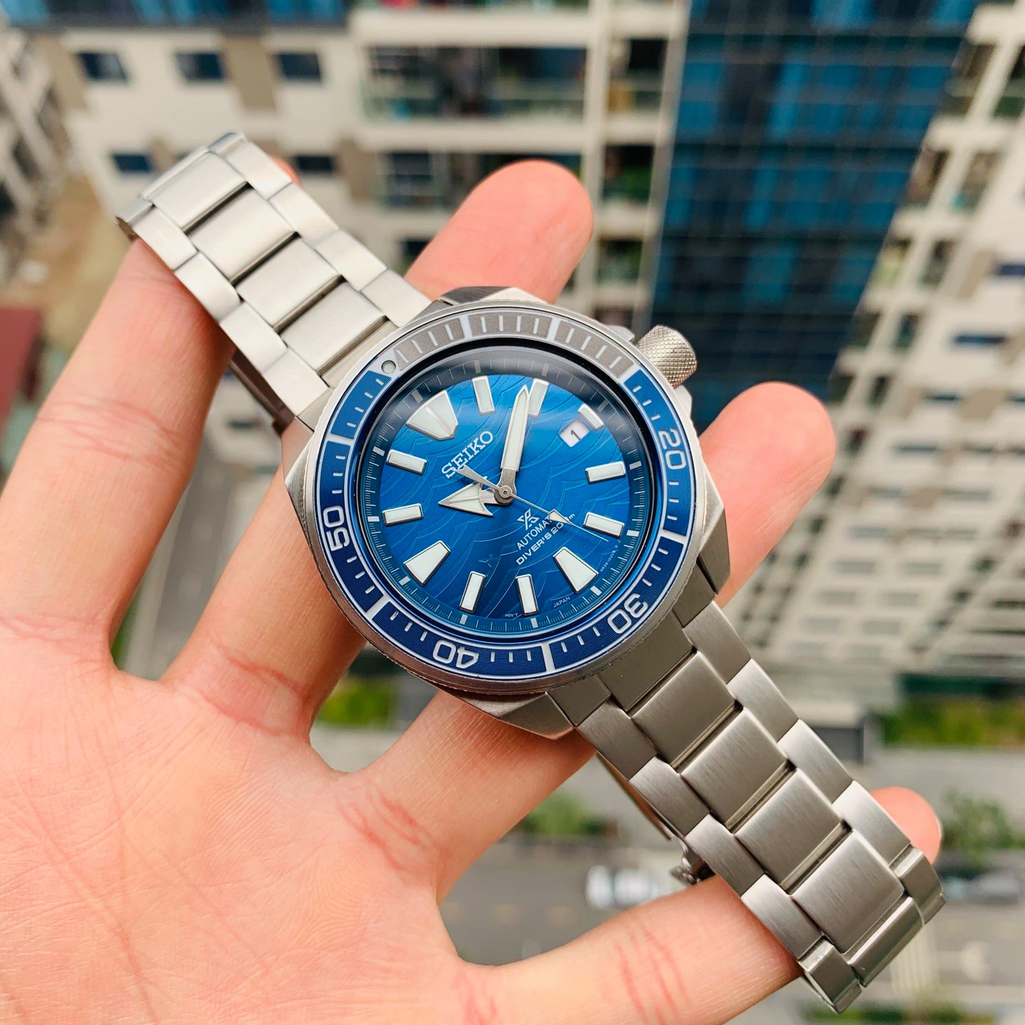 ĐỒNG HỒ SEIKO PROSPEX SAMURAI SAVE THE OCEAN GREAT WHITE SHARK – SRPD23