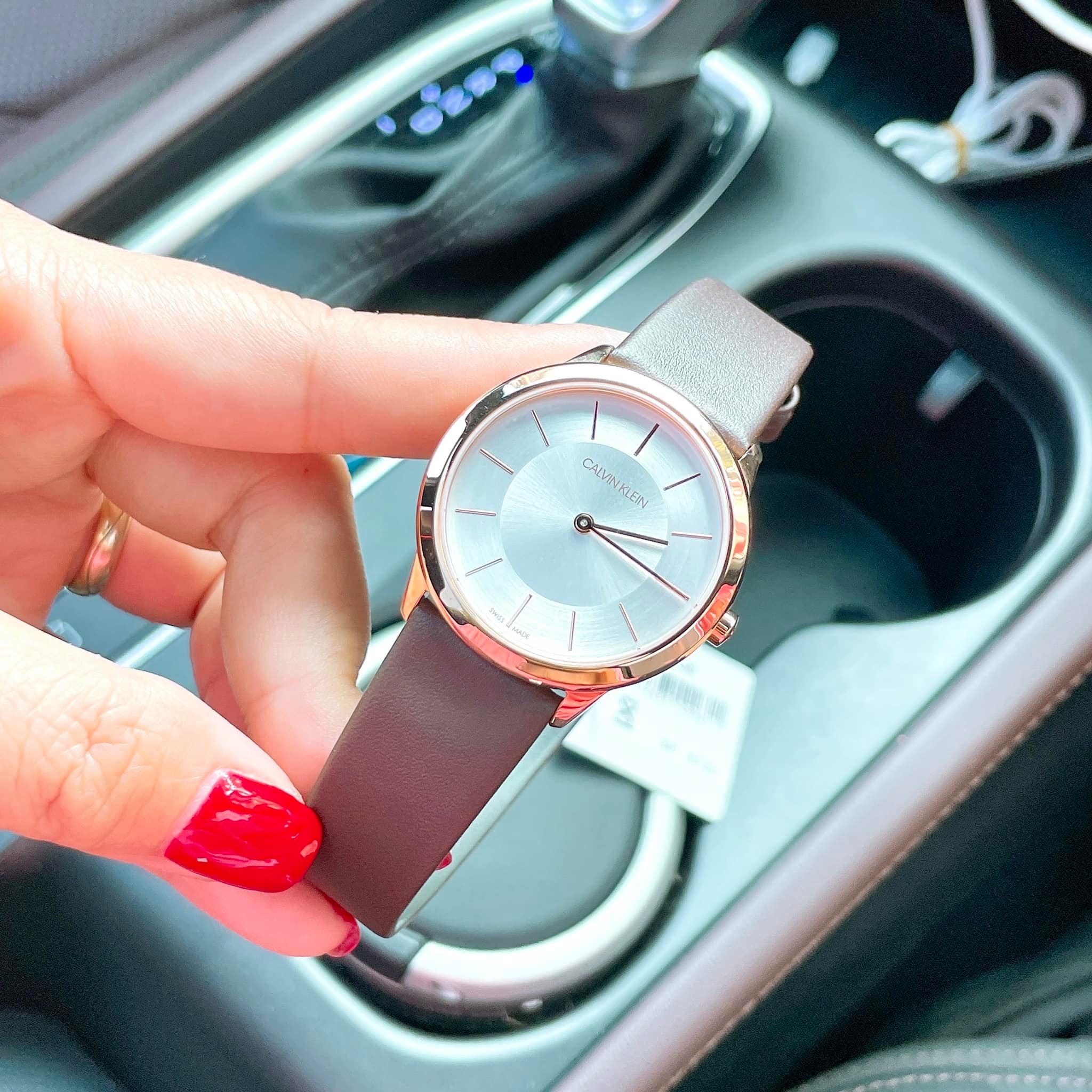 ฤแปNG Hแป Nแปฎ MINIMAL QUARTZ SILVER DIAL LADIES WATCH K3M226G6