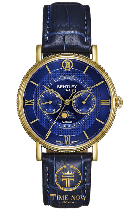 ĐỒNG HỒ BENTLEY BL1865-30MKNN QUARTZ CASE GOLD DÂY DA 40MM