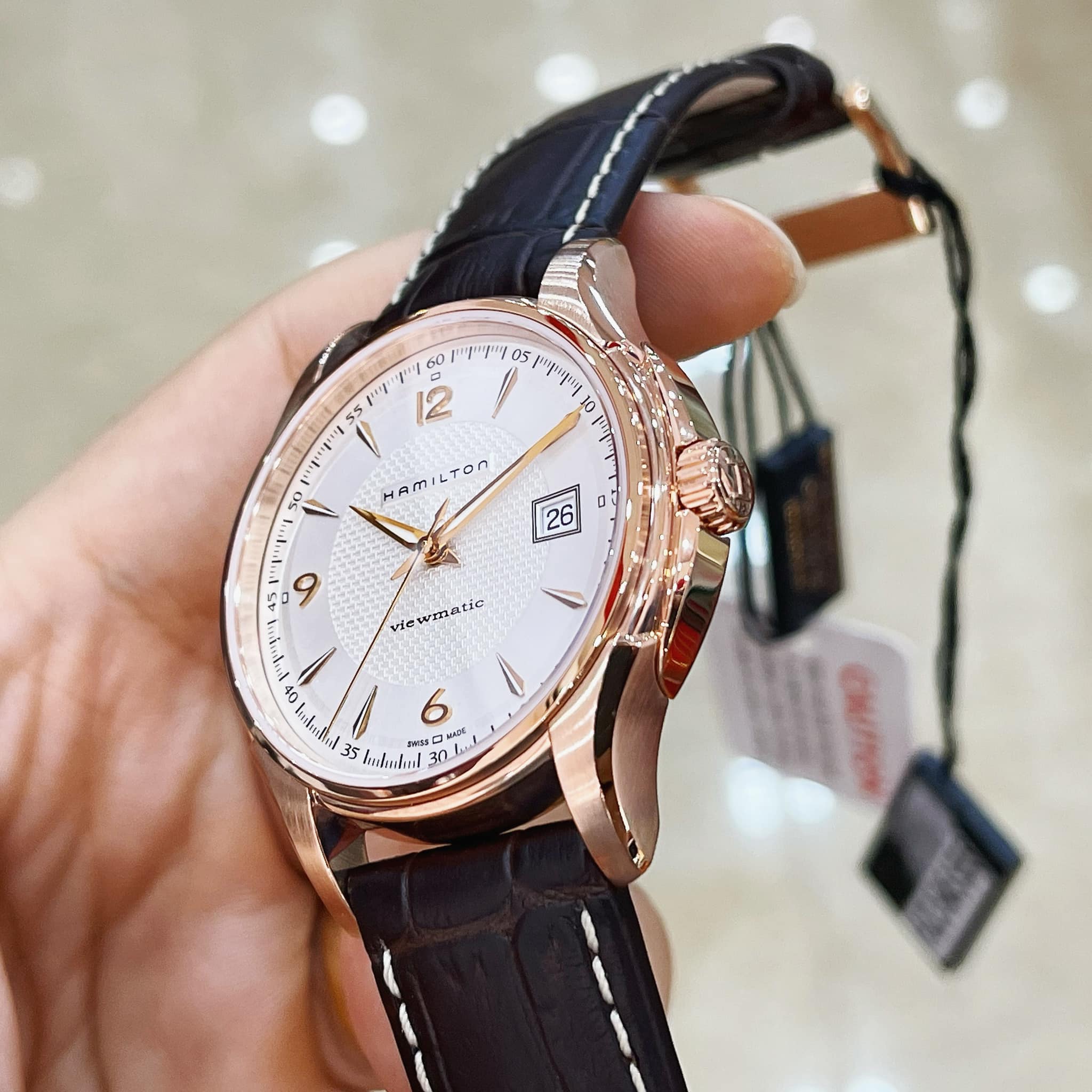 ĐỒNG HỒ HAMILTON H32545555 AMERICAN JAZZMASTER VIEWMATIC WATCH 40MM