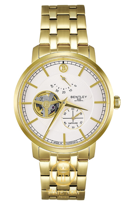 ĐỒNG HỒ NAM BENTLEY BL1862-15MKWI AUTOMATIC GOLD TONE DÂY KIM LOẠI