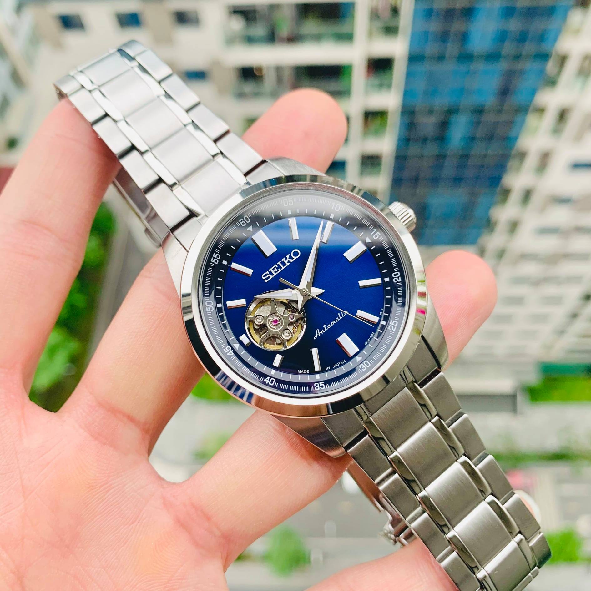 ĐỒNG HỒ SEIKO OPEN HEART AUTOMATIC 42MM SCVE051