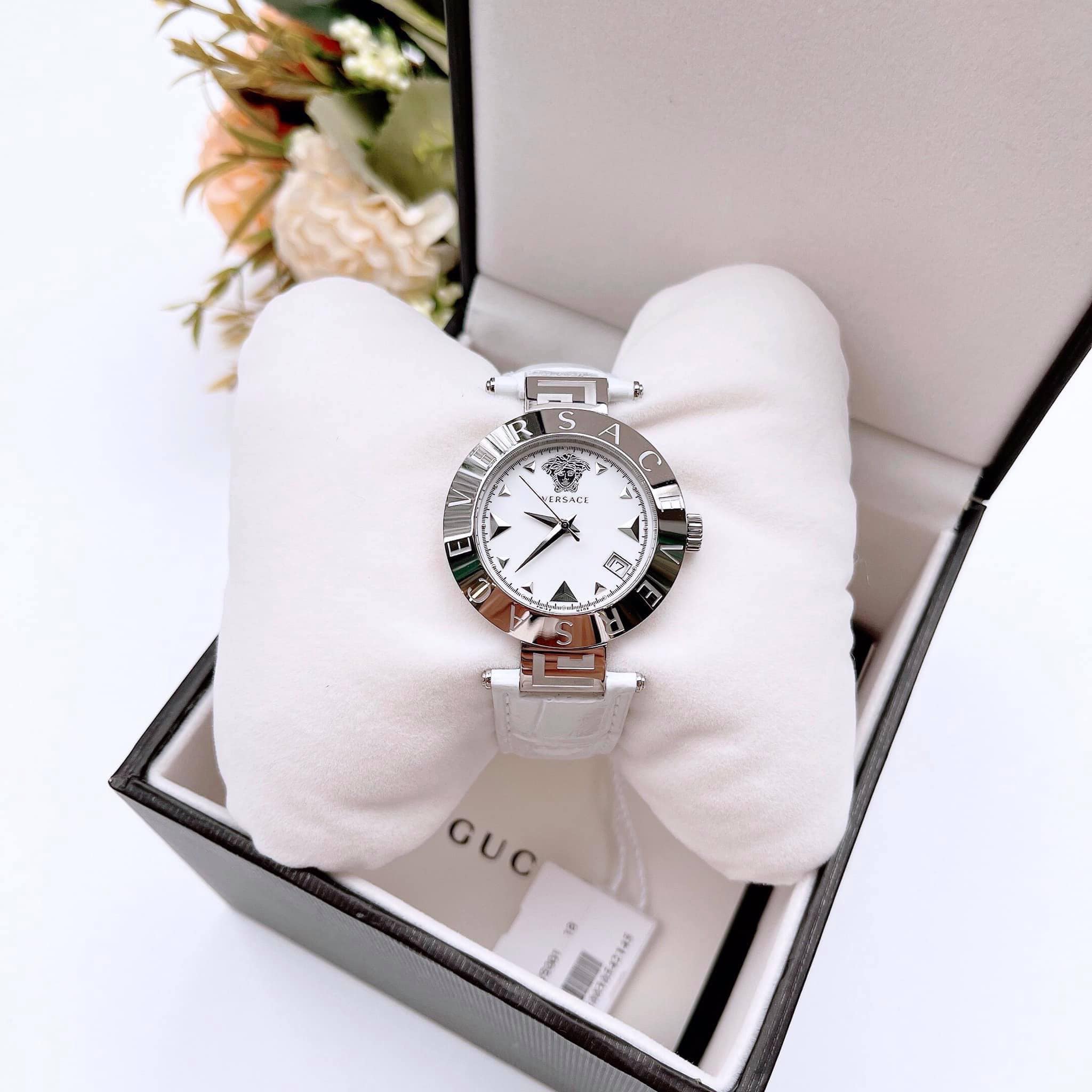 ĐỒNG HỒ NỮ VERSACE REVE QUARTZ WHITE DIAL LADIES WATCH VEWS00118