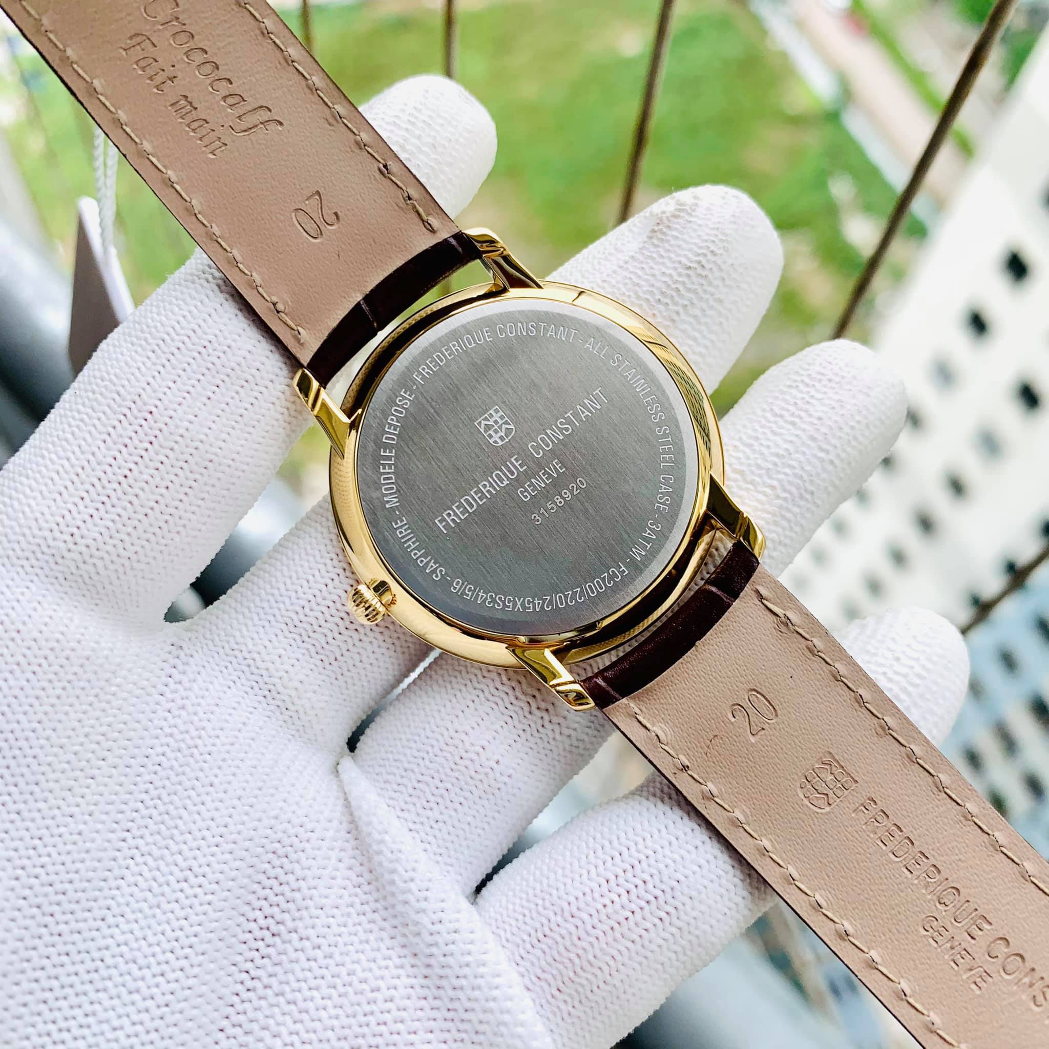 ĐỒNG HỒ FREDERIQUE CONSTANT FC-220V5S5 SLIMLINE WATCH 38MM