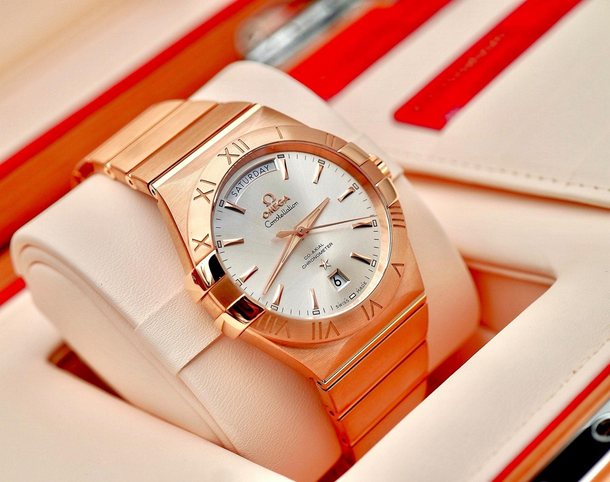 ĐỒNG HỒ OMEGA CONSTELLATION CO‑AXIAL DAY‑DATE 123.50.38.22.02.001 12350382202001