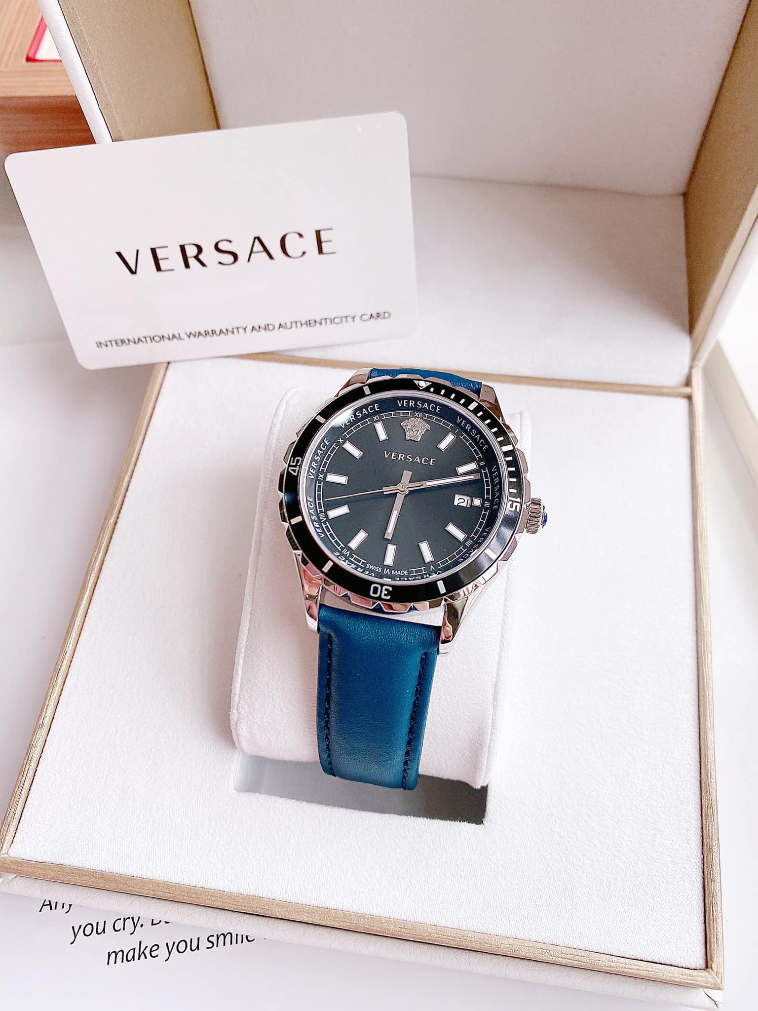 ĐỒNG HỒ NAM VERSACE VE3A00220 HELLENYIUM CASE SILVER DÂY DA